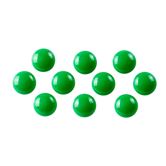 Quartet Magnetic Button 20mm Green x 10's