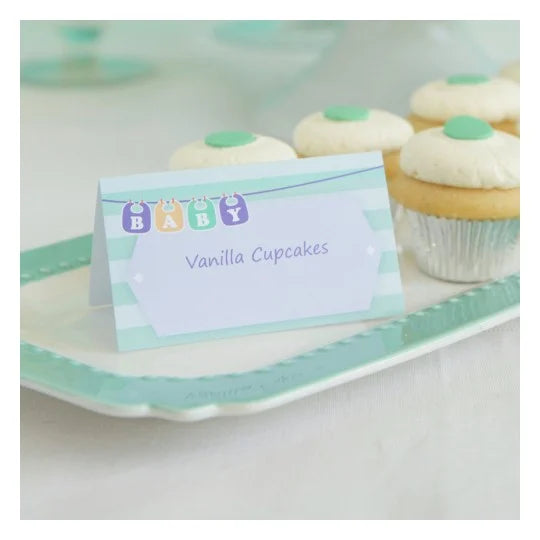 Avery Printable & Foldable Placecards, 85mm x 50mm, 4 Per Sheet, 10 Sheets Per Pack, Inkjet & Laser Printable