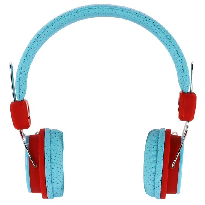 Moki Kid Safe Headphones Volume Limited Over Ear - Blue/Red