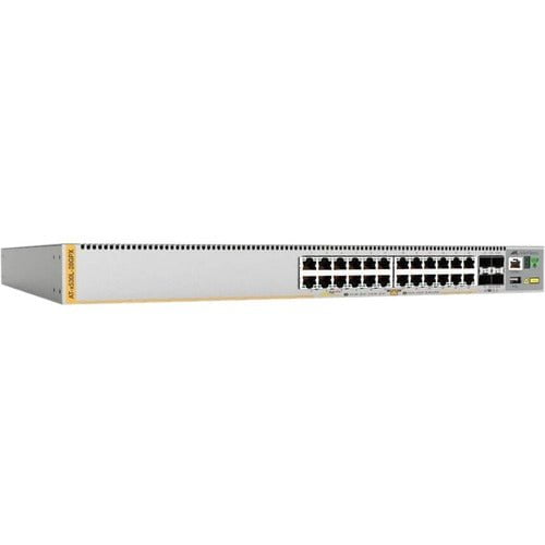 24-port 100/1000T PoE+ stackable L3 switch with 4 SFP+ ports and 2 fixed power supplies AU Power Cord. 1 year NCP support Start date is shipment date from ATI - Grace period 90 days IM5193677