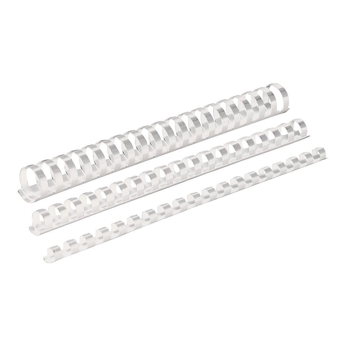 Fellowes Plastic Binding Coils 19mm White, Pack of 100 FPF5347505