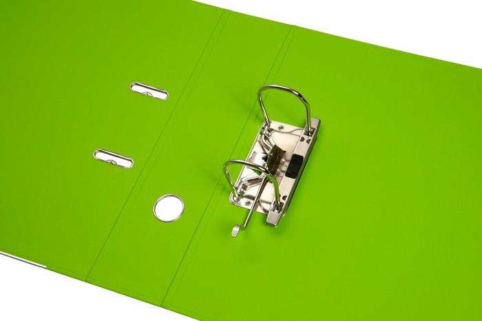 Marbig A4 Polyethylene (PE) Lever Arch File With Linen Finish Cover Lime