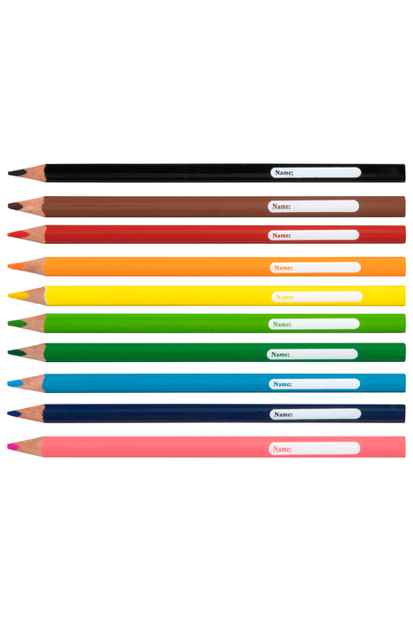 Texta Maxi Triangular Colour Pencil Full Height 10's