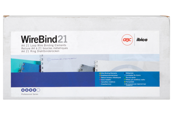 Wire Binding Coil 21 Rings 6mm Black