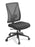 Eden Jet Synchro High Back Mesh Ergonomic Chair - Black Fabric