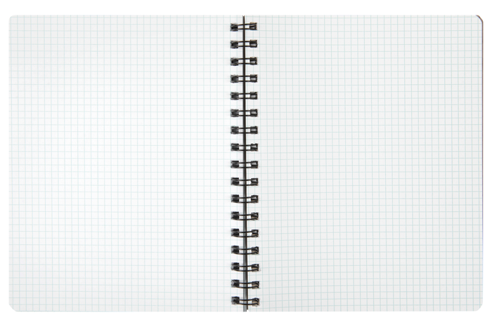 Spirax Black Polypropylene Cover Grid Book, 222mm x 178mm, 240 Pages (P592G)