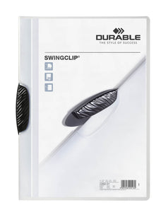 Durable Swing Clip Document File A4, 30 Sheets, Black