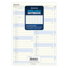 2026 Filofax A5 Refill Notebook Year Planner, 148mm x 210mm