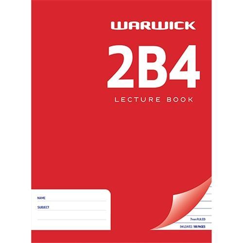 2B4 Warwick Hard Cover Lecture / Exercise Book CX113420