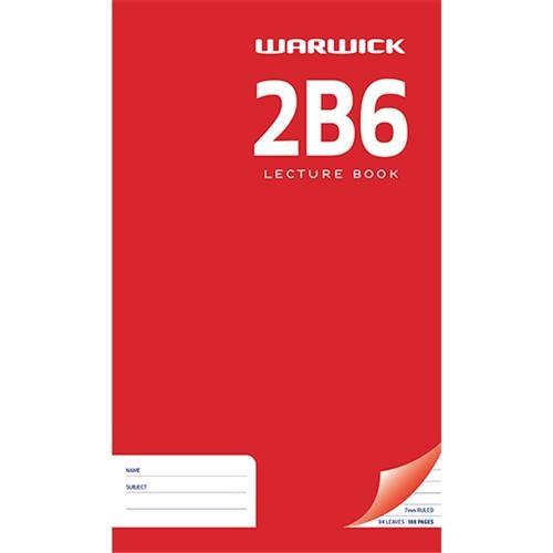 2B6 Warwick Hard Cover Exercise / Lecture Book CX113415