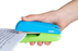 Rapid Stapler F6, Half Strip, Blue/Green, 20 Sheet, Ergonomic