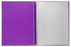 Marbig A4 20 Pocket Refillable Display Book, Translucent Purple Cover