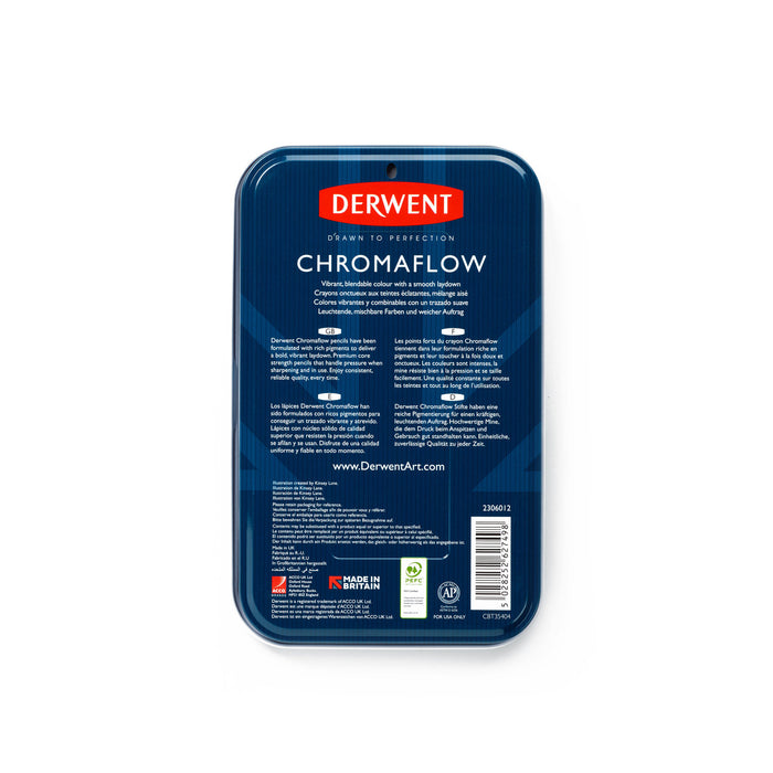 Derwent Chromaflow Pencils, 36's pack