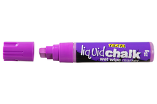 Texta Liquid Chalk Marker Wet Wipe Purple