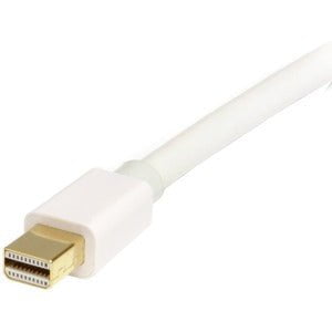 2M (6 FT) WHITE MINI DISPLAYPORT TO DISPLAYPORT CABLE - MINI DP TO DP - 1X MINI DISPLAY PORT (M) 1X DISPLAY PORT (M) - 6 FEET IM2023891