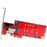 2X M.2 NGFF SSD RAID CONTROLLER CARD PLUS 2X SATA III PORTS - PCIE IM3236309