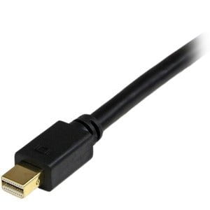 3 ft Mini DisplayPort to DVI Adapter Converter Cable - 3 foot Mini DP to DVI Video Adapter Converter - MDP to DVI Cable for Mac or PC 1920x1200 - Black IM2465239