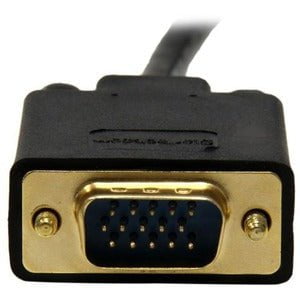 3 ft Mini DisplayPort to VGA Active Adapter Converter Cable - 3 foot mDP to VGA Video Adapter Converter - Mini DP to VGA Cable for Mac or PC 1920x1200 - Black IM2482479
