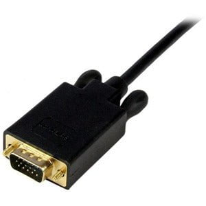 3 ft Mini DisplayPort to VGA Active Adapter Converter Cable - 3 foot mDP to VGA Video Adapter Converter - Mini DP to VGA Cable for Mac or PC 1920x1200 - Black IM2482479