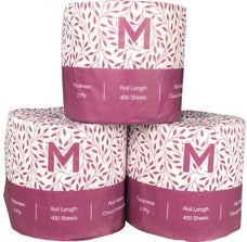 3 Ply 250 Sheets Embossed Toilet Tissue x 48 rolls MPH27240