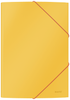 Leitz Cosy A4 Folder, 3 Flap, Elastic Closure, Yellow