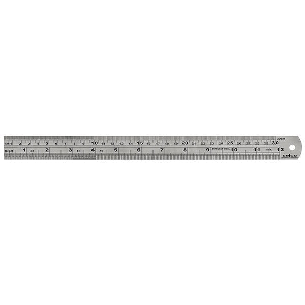300mm Metric & Imperial Stainless Steel Ruler (0731030) AO0731030-DO