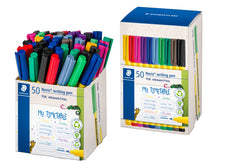 Staedtler Noris Fibre Tip Writing Pen Assorted, 50's pack