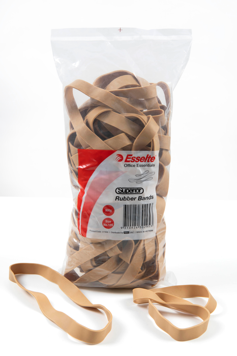 Esselte Superior Rubber Band No. 109, 215mm x 15mm x 500gm