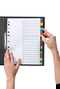 Marbig A4 Coloured Polypropylene Indices/Divider, 20 Tabs