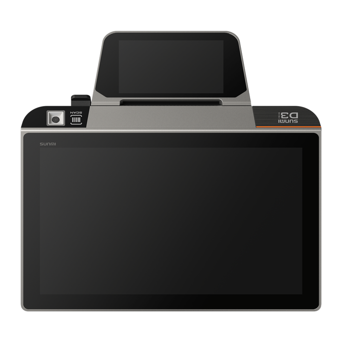Sunmi D3 Mini Desktop Point Of Sale (POS) 10.1" + 4" 3GB 32GB WiFi/BT Android 13 GMS