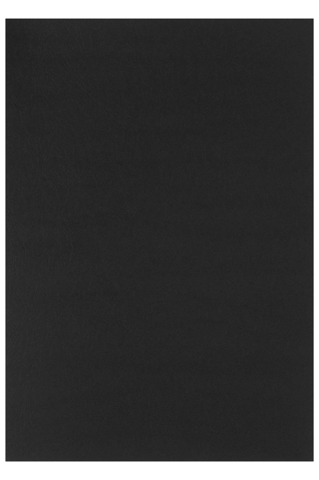 Marbig A4 Leathergrain Presentation Folders, Black, Pack of 20