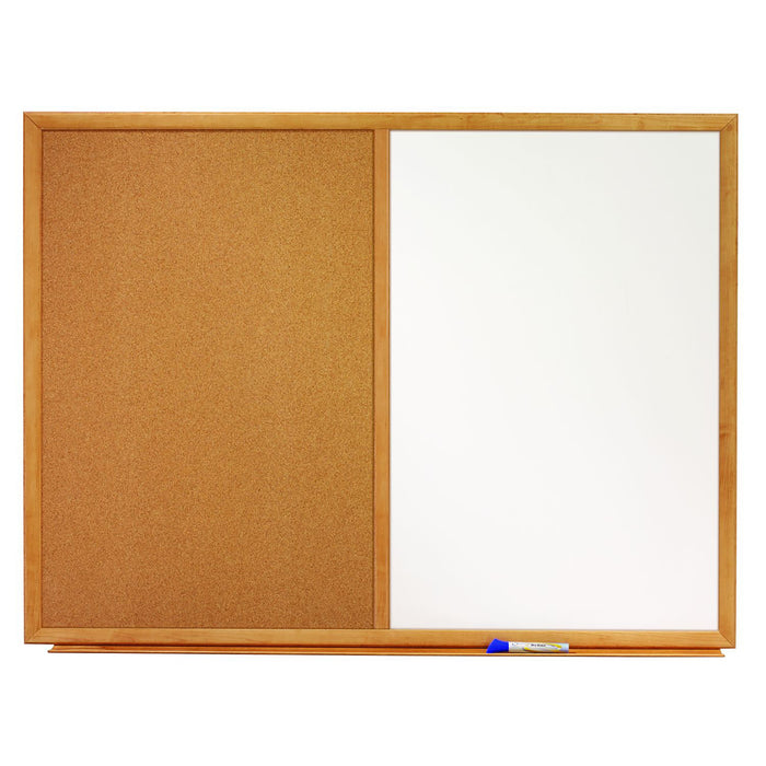 Dualboard - Corkboard & Whiteboard 600mm x 900mm