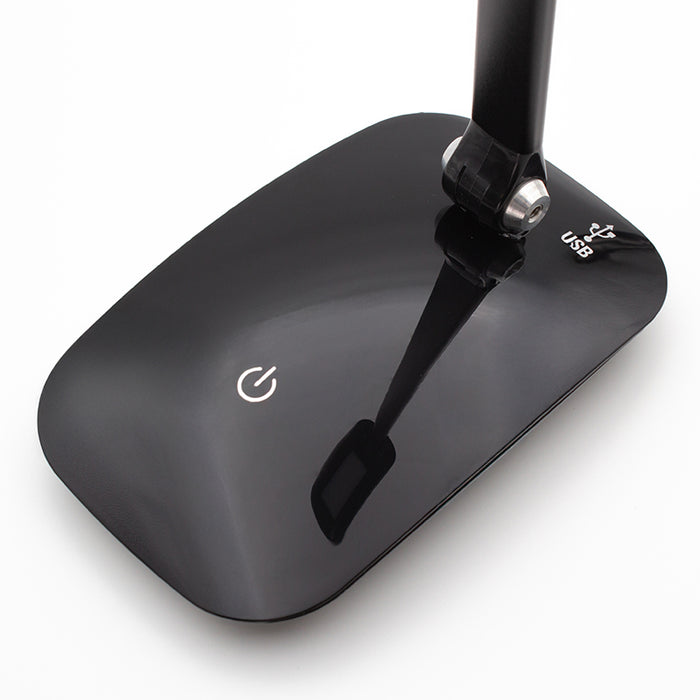 Nero Black Desk Lamp with USB Port