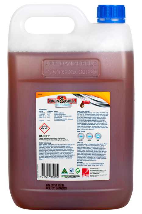 Northfork Oven & Grill Cleaner 5 Litres x 3's pack