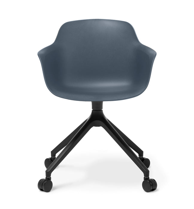 Eden Loria Armchair Fixed Height Swivel with Castors