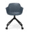 Eden Loria Armchair Fixed Height Swivel with Castors