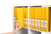 Marbig Overlay Insert Cover A4 Ring Binder 2/25 Yellow