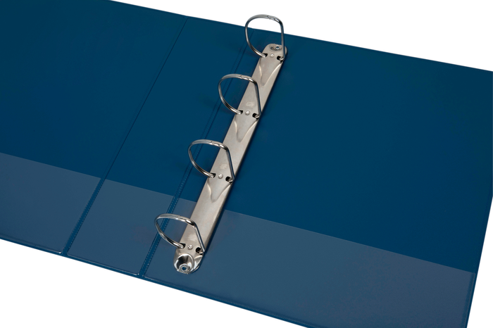 Marbig Overlay Insert Cover A4 Ring Binder 4/50 - Blue