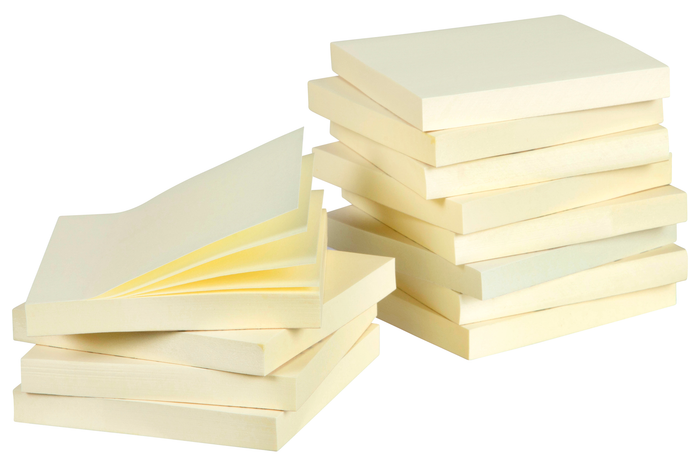 Marbig Sticky Notes 75 x 75mm x 12's Pack