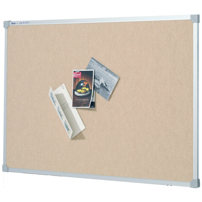 Quartet Aluminium Frame Fabric Bulletin Board 900 x 1200mm