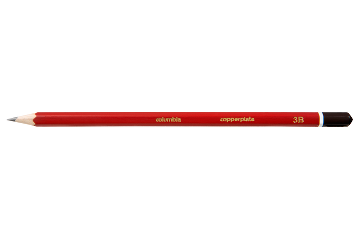 3B Pencil Columbia Copperplate - Hexagonal 20's Pack AO617003B