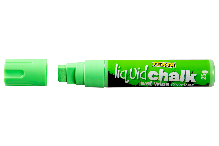 Texta Liquid Chalk Marker Wet Wipe Green