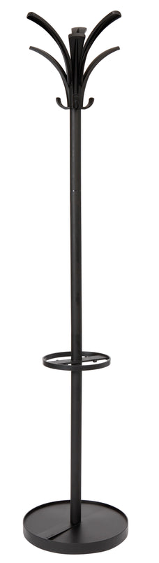 Alba Brio Coat Rack 1750 x 350 x 350mm BLACK