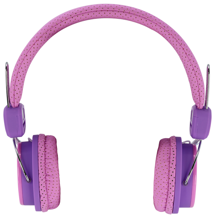 Moki Kid Safe Headphones Volume Limited Over Ear - Pink/Purple