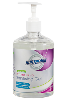 Northfork Instant Hand Sanitizer Alcohol Free 500ml x 12's pack