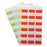 3L Self Adhesive Index Tabs 25mm Assorted Colours x 72's CX231458