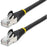 3m CAT6a Ethernet Cable - Black - Low Smoke Zero Halogen (LSZH) - 10GbE 500MHz 100W PoE++ Snagless RJ-45 w/Strain Reliefs S/FTP Network Patch Cord IM5659480