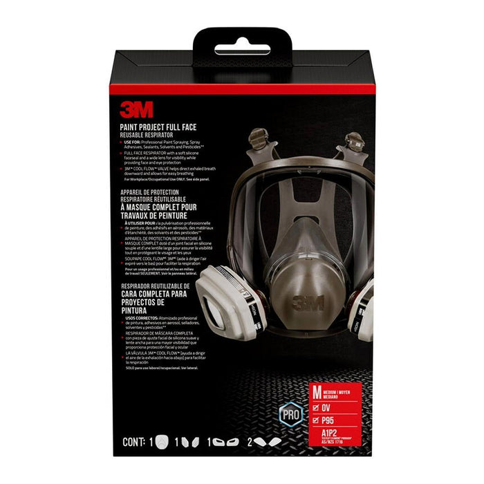 3M Paint Project Full Face Reusable Respirator 68P71P1-DC FP11382
