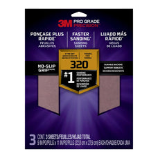 3M Pro Grade Precision Sanding Sheets 26320TRI-3 320 Grit, Pack of 3 FP11374