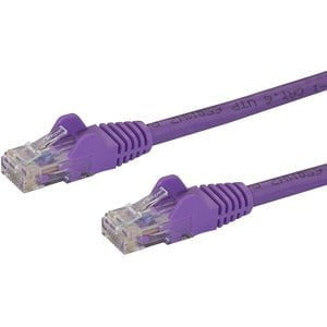 3m Purple Cat6 Ethernet Patch Cable with Snagless RJ45 Connectors IM3536179